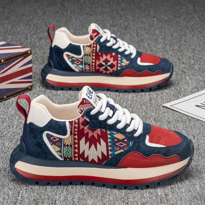 Chaussures de loisirs Broderie imprimée